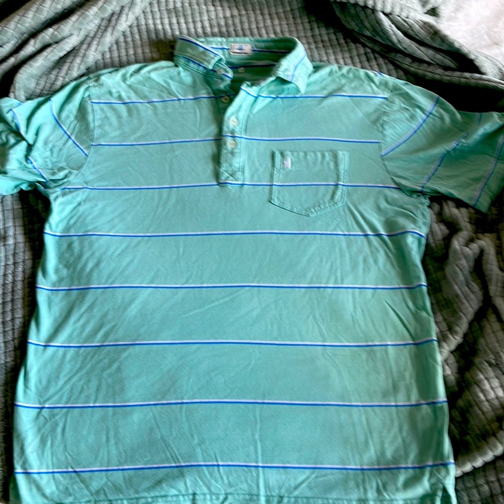 Seafoam medium polo by Johnnie O.
